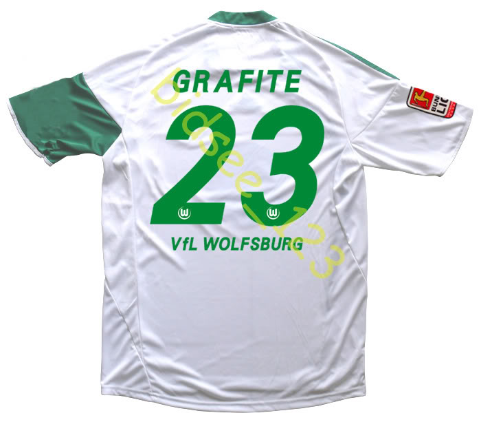 Adidas 09-10 Wolfsburg home (Grafite 23)