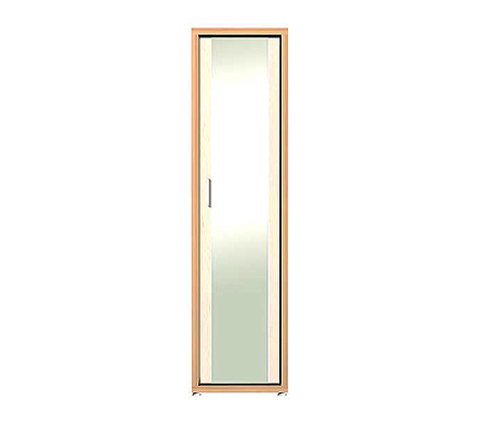Clearance - Toto Single Mirrored Wardrobe