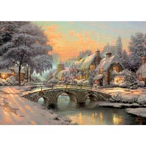 s Thomas Kinkade Cobblestone Christmas