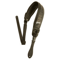 Switchblade Leather Guitar Strap Black