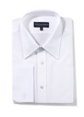 Classic Poplin Double Cuff Shirt - Point Collar