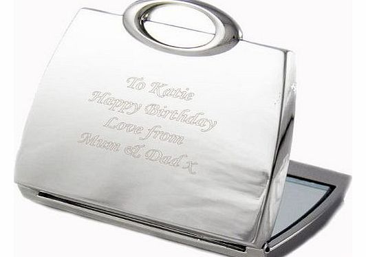 Personalised Handbag Compact Mirror