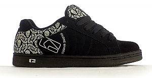 Focus Skulls Mens Skate Shoe - Black/Skull Print