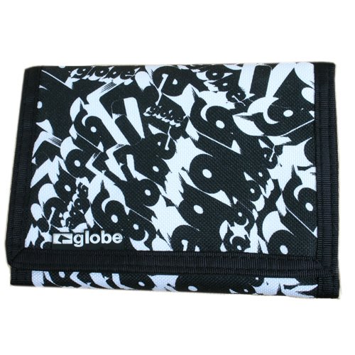 Mens GLOBE Dee Three Wallet Black / White