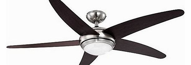  R7S Ceiling Fan Brushed Nickel