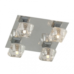 Cubus 4 Light Chrome Ceiling Light