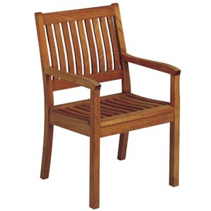 Gloster Kingston Dining Armchair Teak