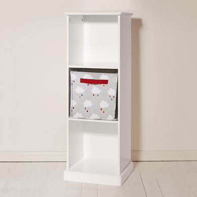 Abbeville 3 cube Tallboy Unit -White