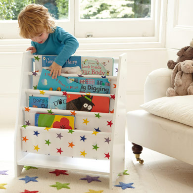 GLTC Sling Bookcase with Rainbow Star Canvas