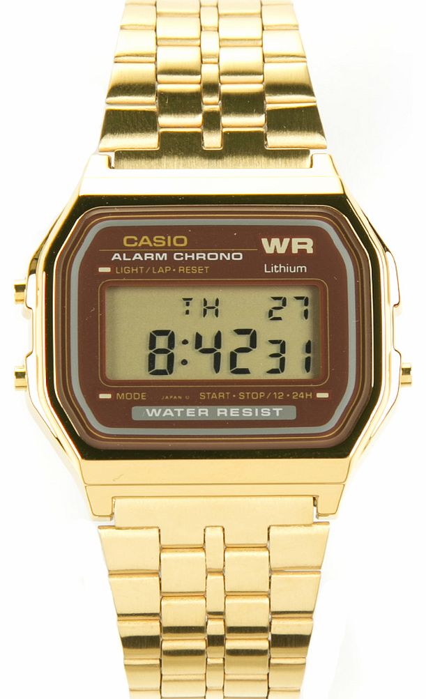 Burgundy Face Digital Water Resist Watch