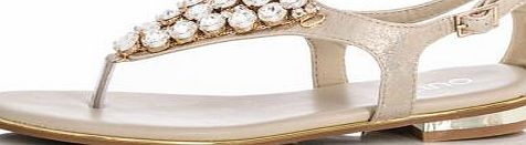 Round Diamantes Sandals