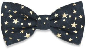 Gold Stars Bow Tie