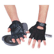 Gym Mesh Back Gloves L