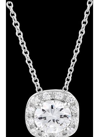 Silver Cubic Zirconia Pendant