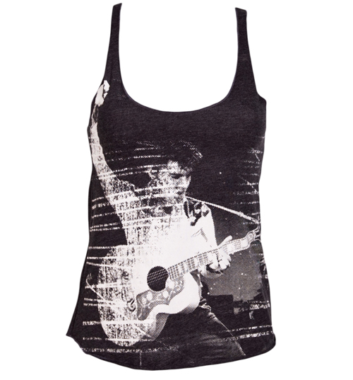 Ladies Elvis Distressed Print Vest from Goodie