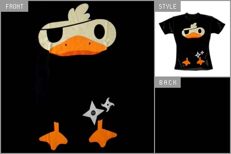 (Ninja Duck) Girls T-Shirt