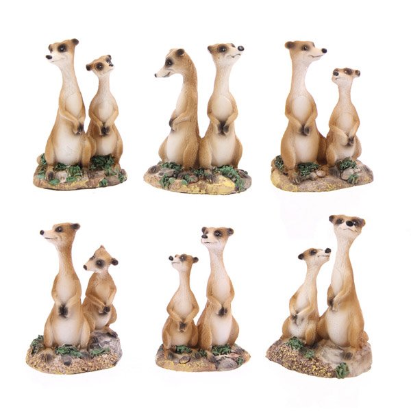 Cartoon Meerkat Figures