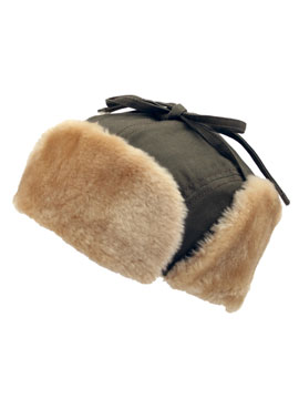 Olive Cleatis Canvas Ear Cover