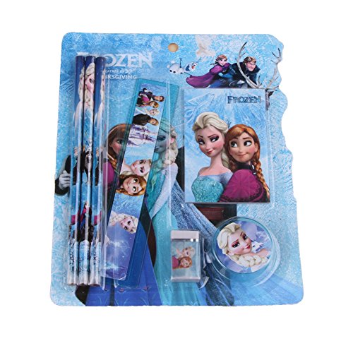 DISNEY Disney Frozen FROZEN Book Pencil Eraser Sharpener Ruler Stationery Set