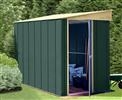 ale Lean To: Grandale Lean-To 4x6 (123 x 184cm) - Green / Cream