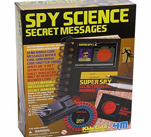 4M Spy Science Secret Message Kit