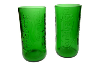 Pack of 2 Recycled Carlsberg Tumblers