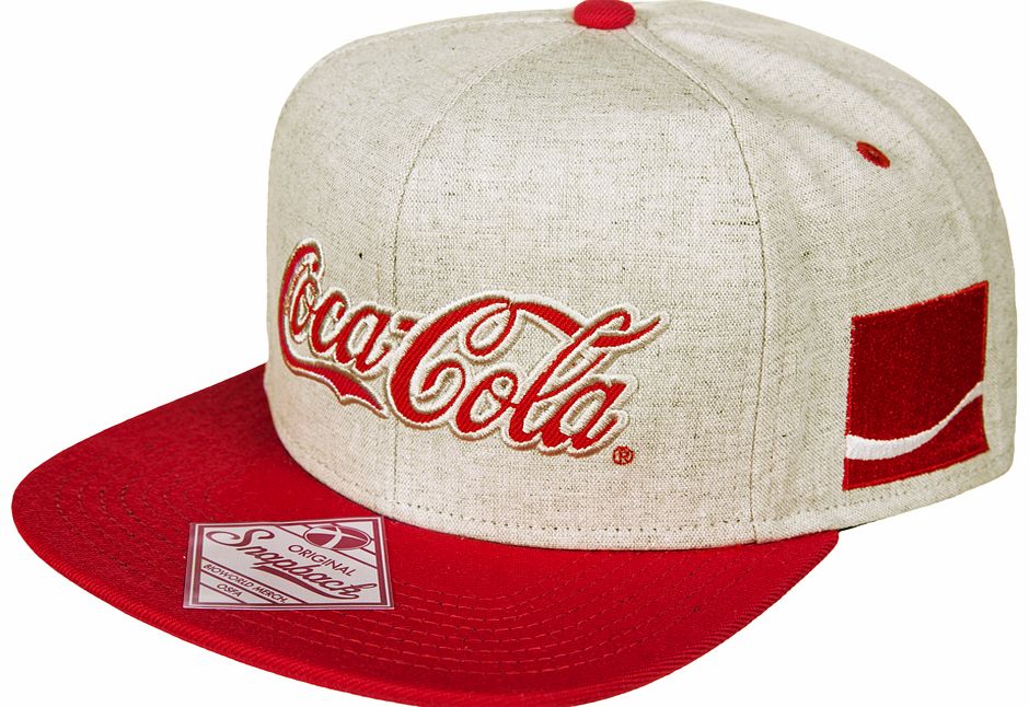 Grey And Red Coca-Cola Baseball Cap