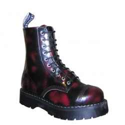 mens Bulldog Alternative in burgundy rub off