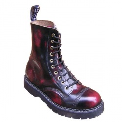 mens Stag Alternative in burgundy rub off