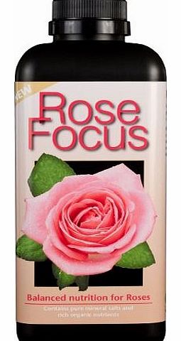 Growth Technology Ltd Rose Focus Unique Liquid Concentrated Fertiliser 1 Litre