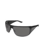 Crest Rectangular Metal Sunglasses