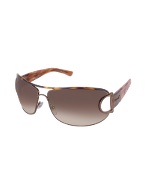 Horsebit Logoed Temple Sunglasses