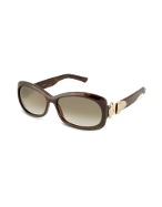 Signature Belt Buckle Round Sunglasses