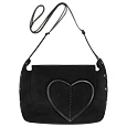 Suede Heart Handbag