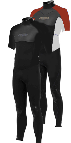 Contour Convertible Mens 3mm Wetsuit.