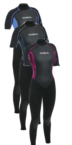 Response Ladies 3mm Convertible arm Wetsuit