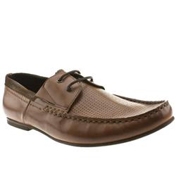 Male Gasque 2 Eye Moccasin Leather Upper in Tan