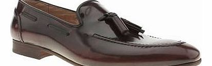 mens h by hudson burgundy rene tassel loafer