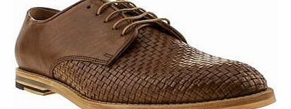 mens h by hudson tan hallam weave shoes