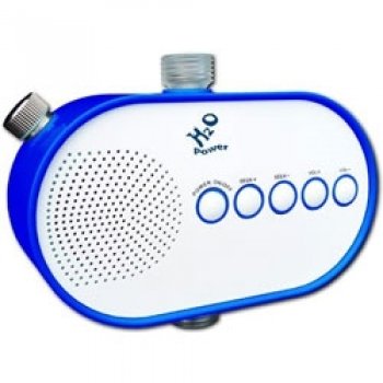 H2O H2O-100 Power Water Pressure Powered Shower Radio