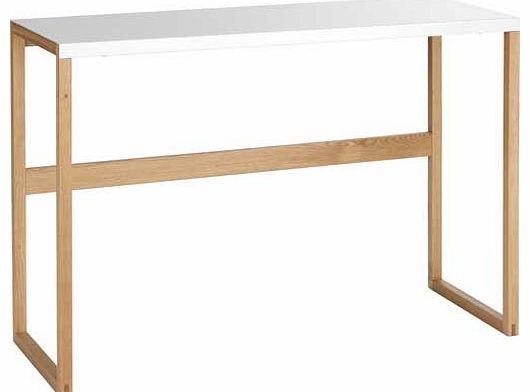 Kilo Metal Console Table - White