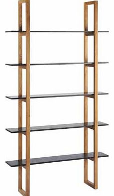 Habitat Loki 5 Shelf Bookcase - Black