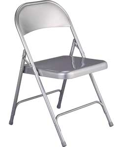 Macadam Folding Chair - Silver