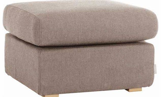 Porto Natural Fabric Footstool