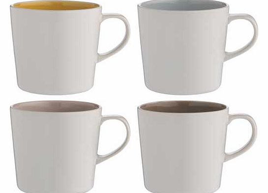 Rex Set of 4 Mugs - Coloured