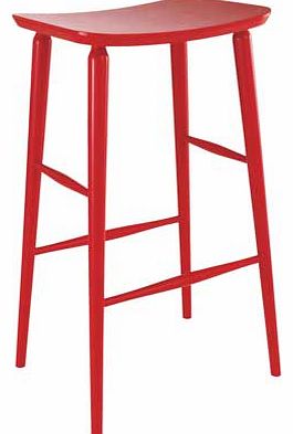 Habitat Talia Bar Stool - Red