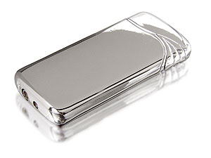 Chrome Slimline Windproof Lighter 012843