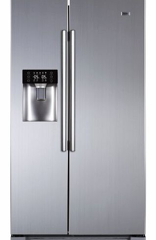 HRF-628IF6 Silver Class A+ American Side By Side 179x91x69(cm) Fridge Freezer