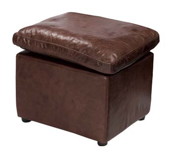 Halo Gothenburg Leather Footstool