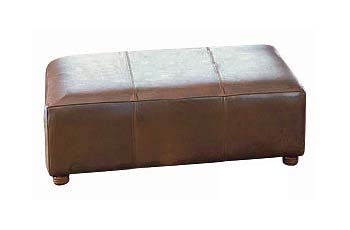 Halo Soho Leather Footstool